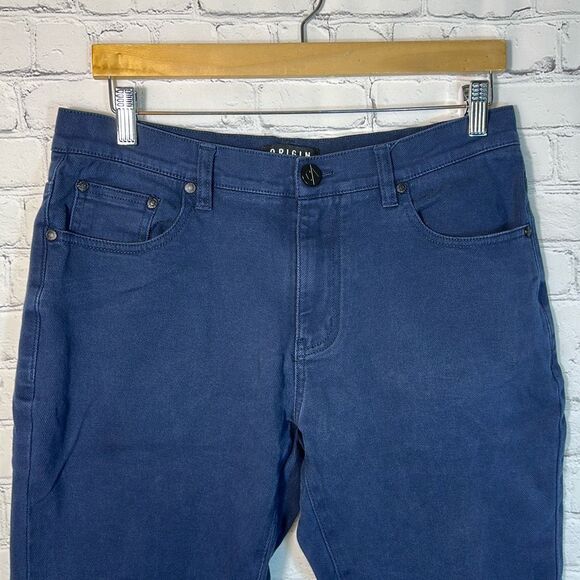 Origin Jeans Mens 31 Blue Jeans Straight Leg Stretch W31 L30 - Picture 2 of 10